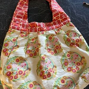 Floral Patterned Tote Bag